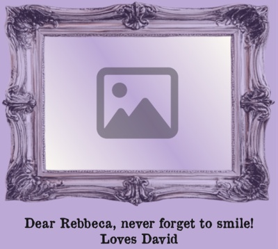 Vintage royal horizontal frame greeting card template for Valentine’s Day.
